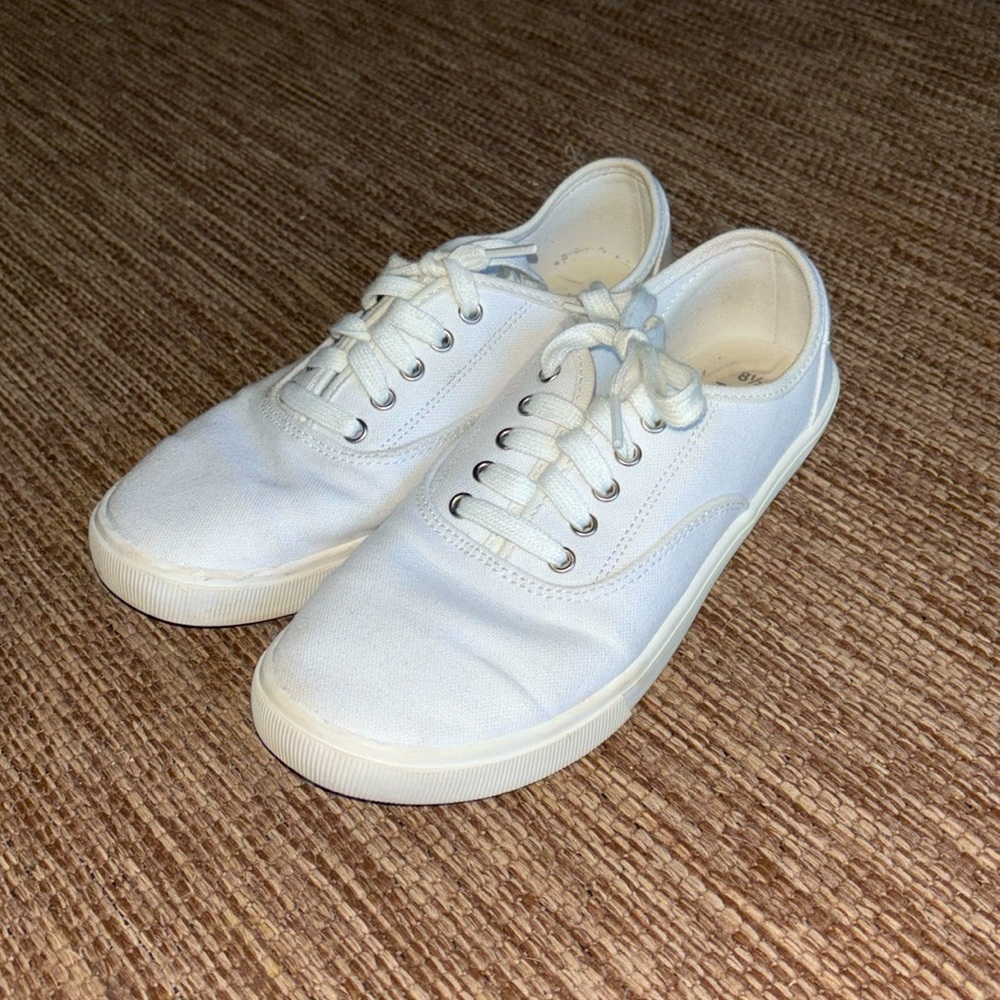 White mini sneakers (memory foam soles)